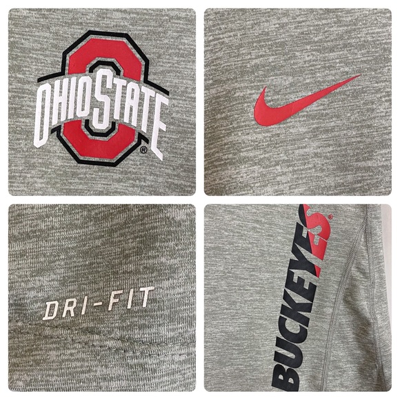 Nike Ohio State Buckeyes Dri-Fit quarter zip long-sleeve top, size medium - Picture 16 of 16